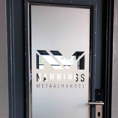 Privacy folie Nannings Metaalhandel